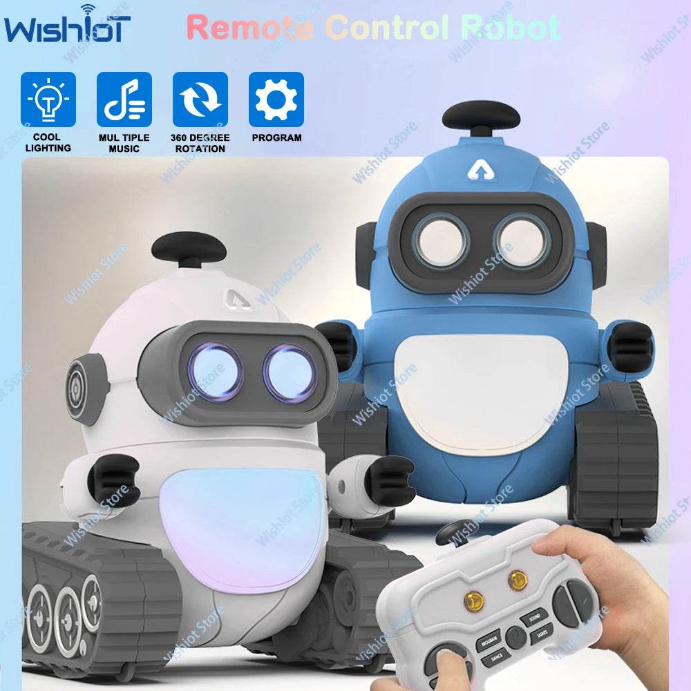 Interactive Remote Control Robot Toy with Colorful LED Lights for Kids Fun and Learning - ToylandEU