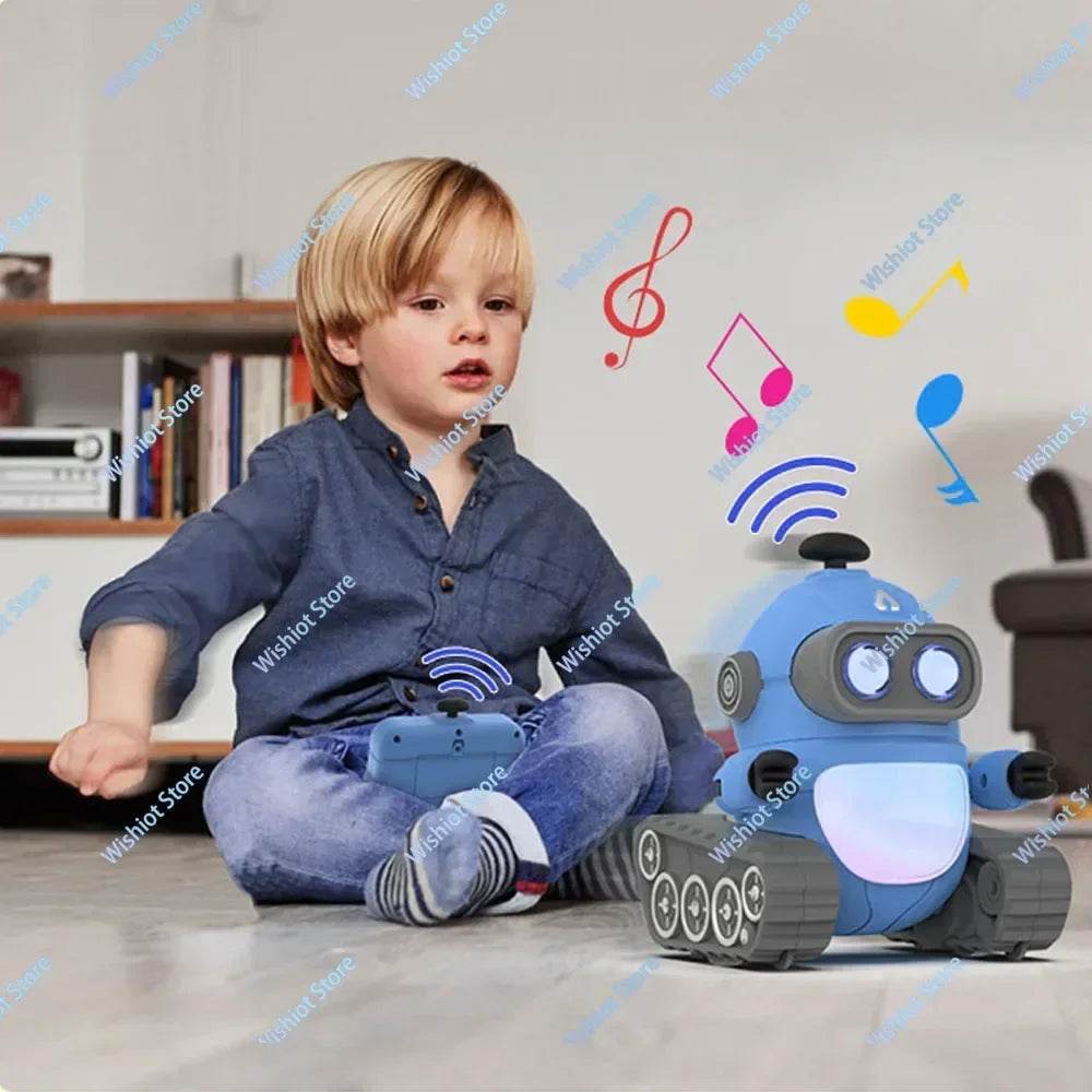 Interactive Remote Control Robot Toy with Colorful LED Lights for Kids Fun and Learning - ToylandEU