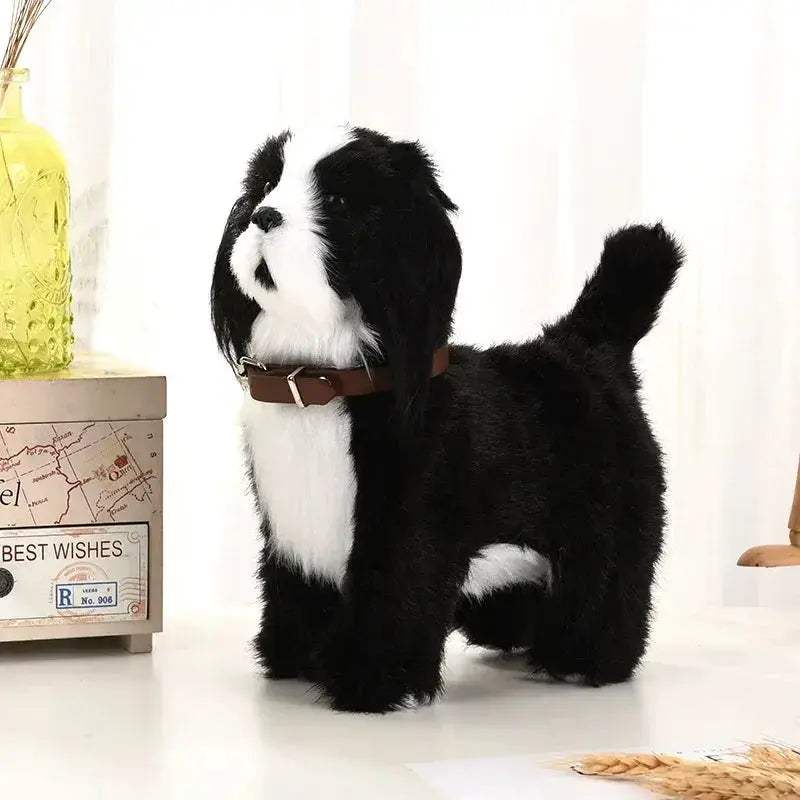 Interactive Robot Puppy Plush Toy With Sound Control - ToylandEU