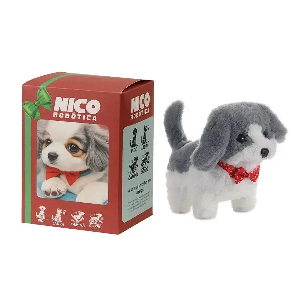 Interactive Robot Puppy Plush Walking Dog Toy With Realistic Bark - ToylandEU