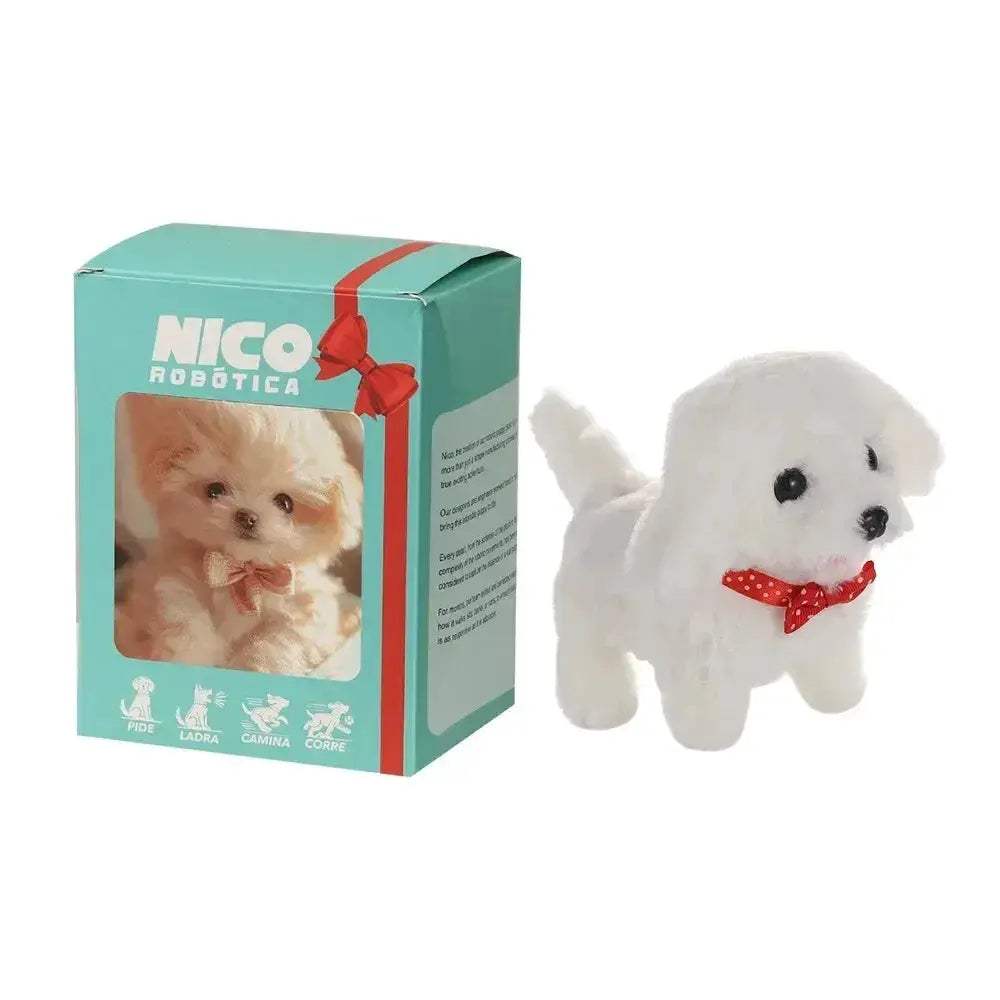 Interactive Robot Puppy Plush Walking Dog Toy With Realistic Bark - ToylandEU
