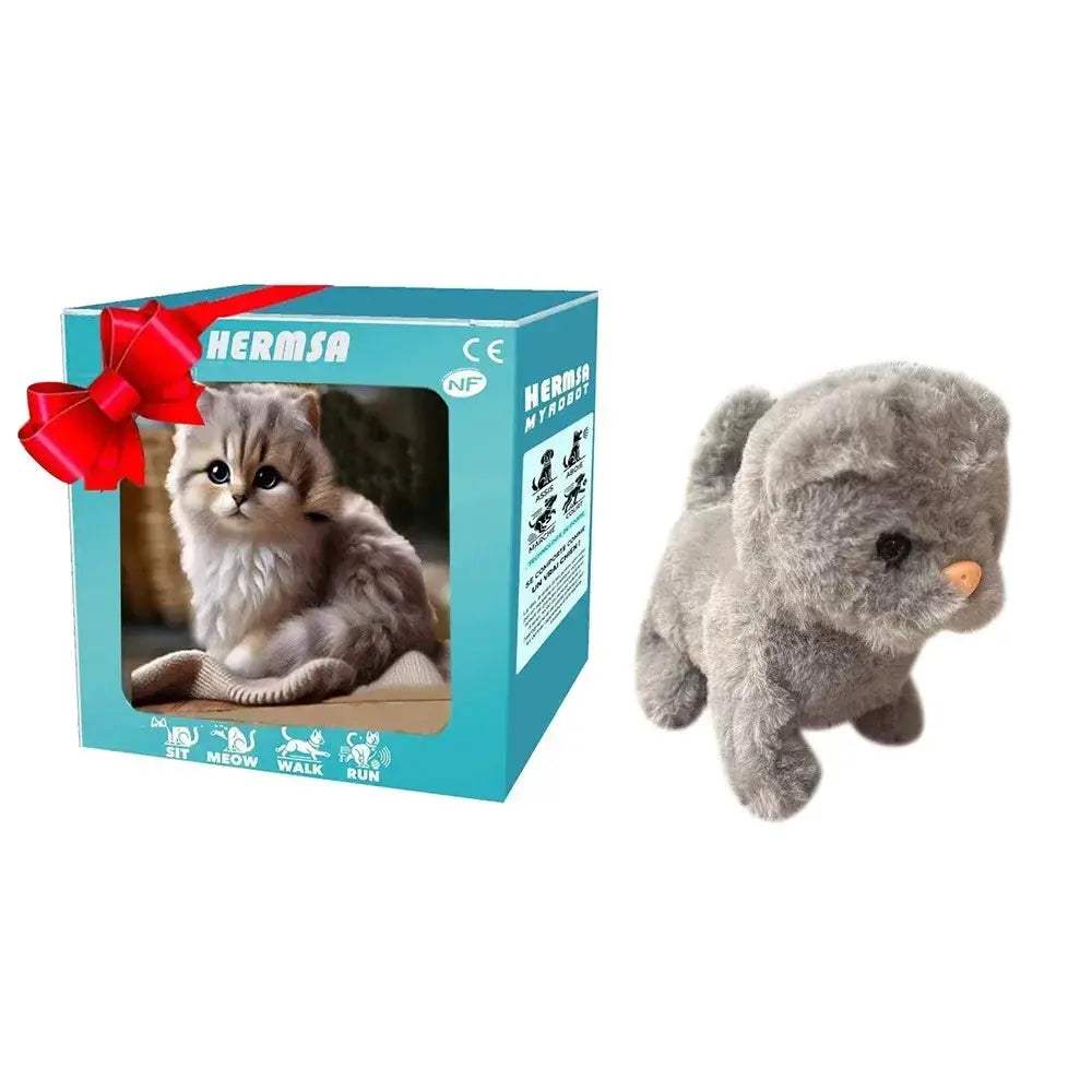 Interactive Robot Puppy Plush Walking Dog Toy With Realistic Bark - ToylandEU