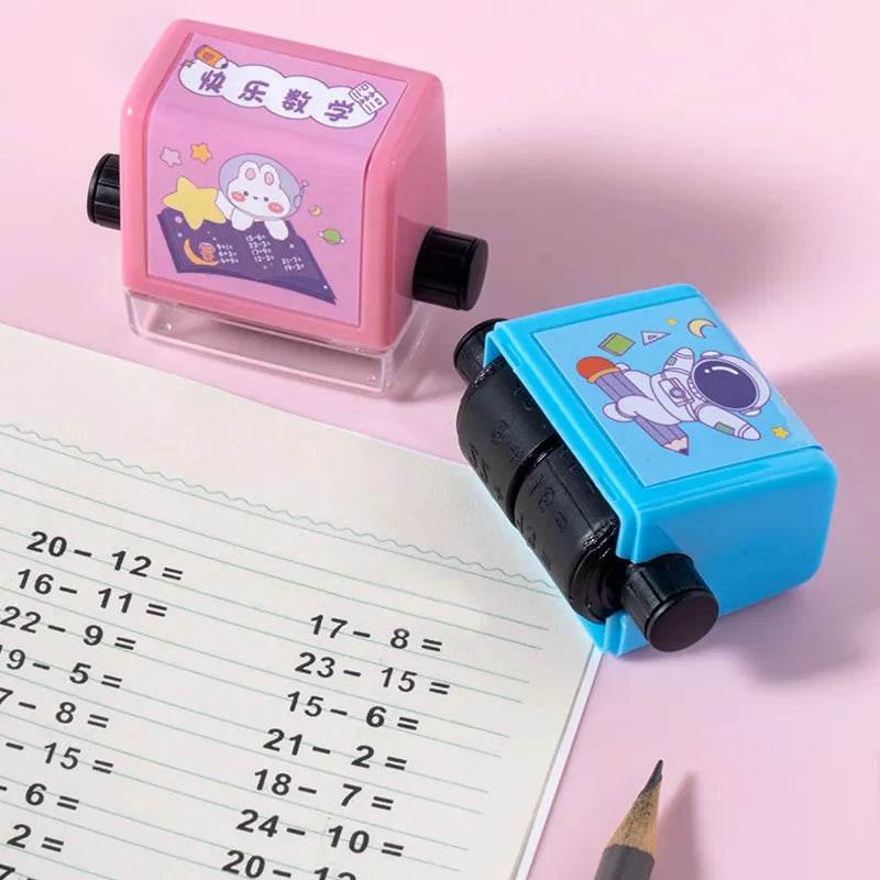 Interactive Roller Stamp for Fun Math Practice: Addition & Subtraction - ToylandEU