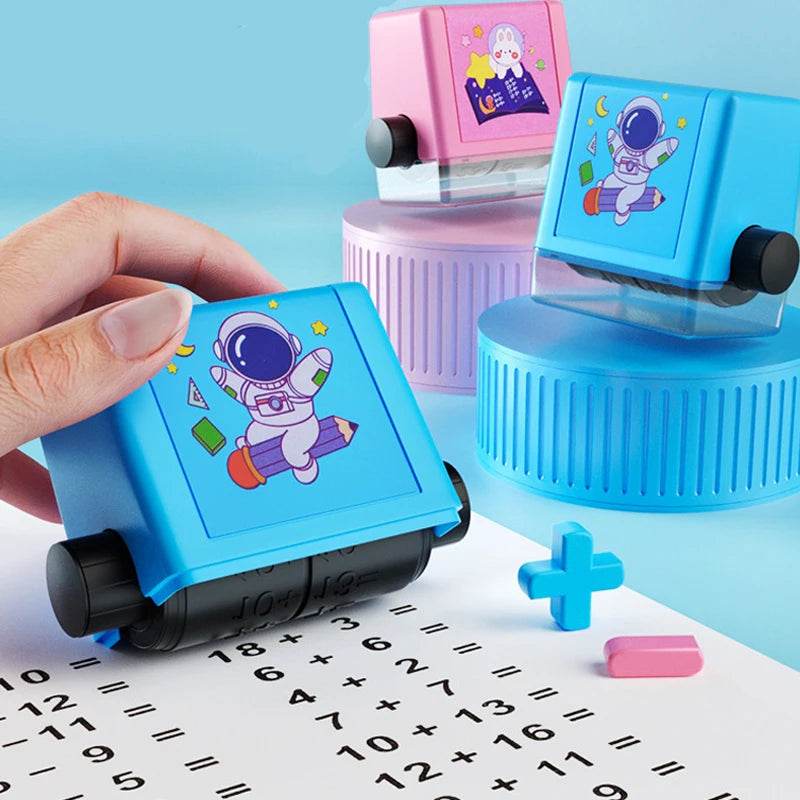 Interactive Roller Stamp for Fun Math Practice: Addition & Subtraction - ToylandEU