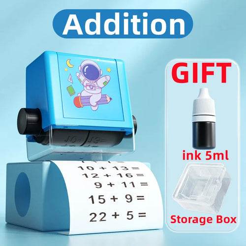 Interactive Roller Stamp for Fun Math Practice: Addition & Subtraction - ToylandEU