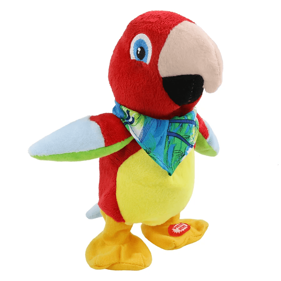 Interactive Singing Parrot Plush Toy - 20cm Cuddly Recording Buddy - ToylandEU