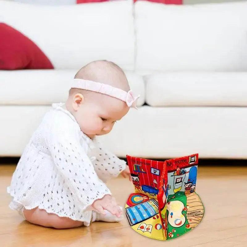  Interactive Soft Crinkle Sensory Book for Kids - Perfect for Travel & Learning -  ToylandEU™