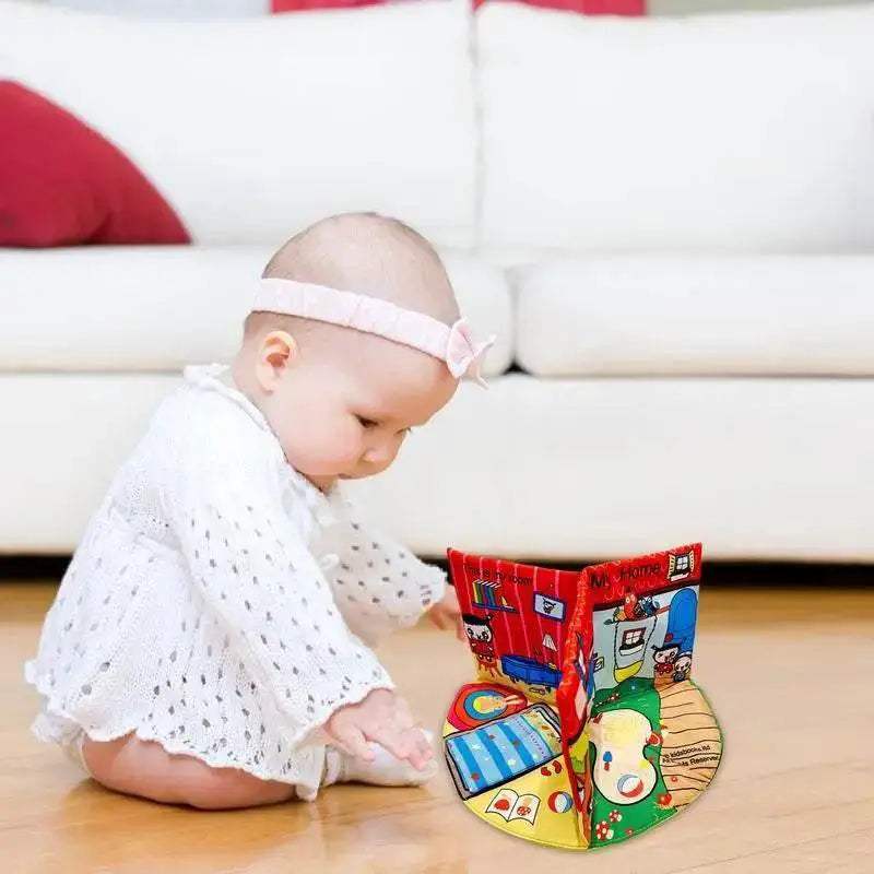  Interactive Soft Crinkle Sensory Book for Kids - Perfect for Travel & Learning -  ToylandEU™