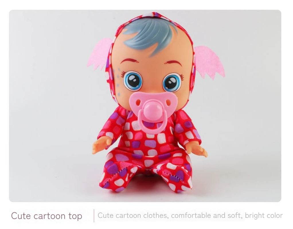 Interactive Vinyl Baby Doll with Sound and Motion for Unisex Children Playtime - ToylandEU