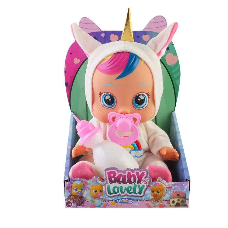 Interactive Vinyl Baby Doll with Sound and Motion for Unisex Children Playtime - ToylandEU