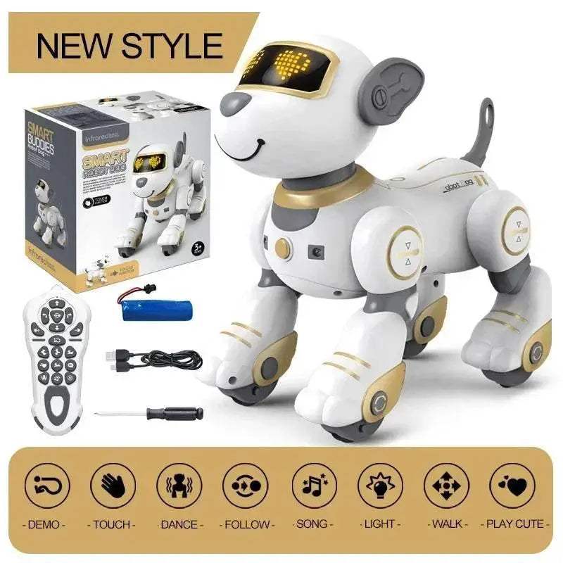 Interactive Voice-Controlled Programmable Robot Dog for Tech Lovers - ToylandEU
