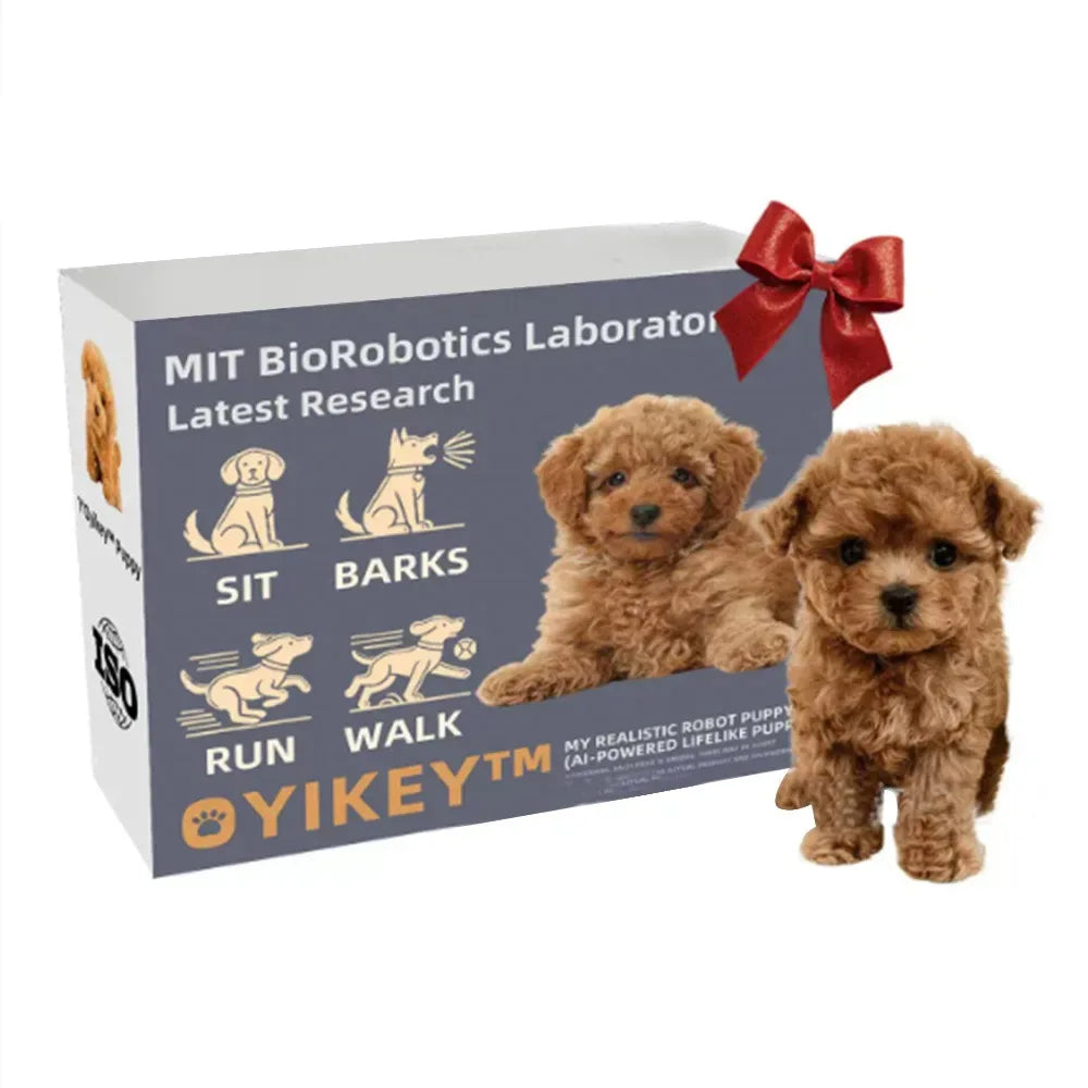 Interactive Walking Realistic Robot Puppy Plush Toy - ToylandEU