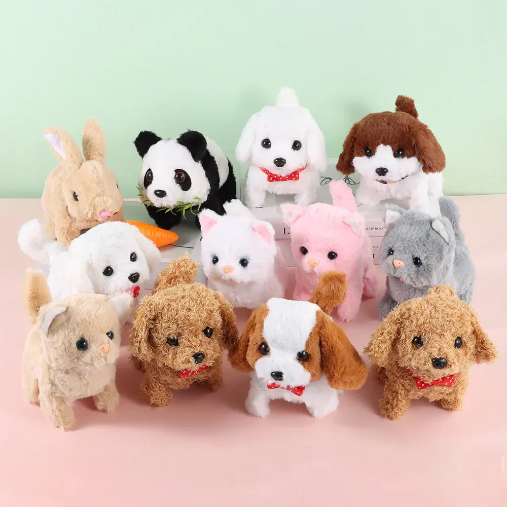 Interactive Walking Realistic Robot Puppy Plush Toy - ToylandEU