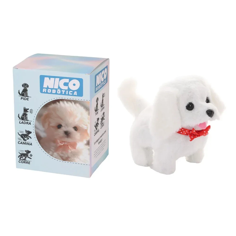 Interactive Walking Realistic Robot Puppy Plush Toy - ToylandEU