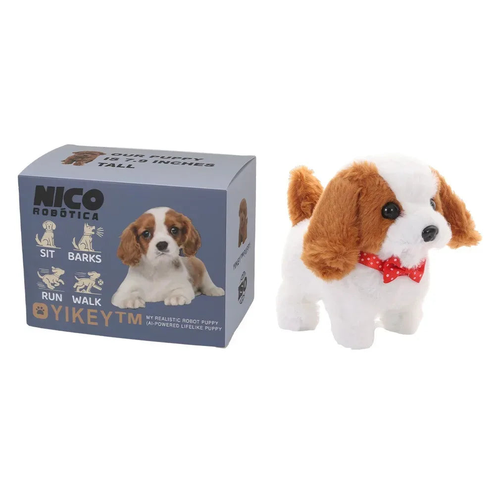 Interactive Walking Realistic Robot Puppy Plush Toy - ToylandEU