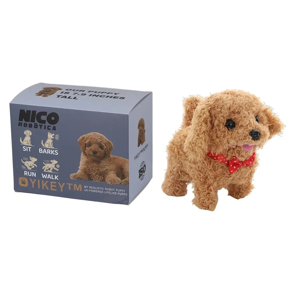 Interactive Walking Realistic Robot Puppy Plush Toy - ToylandEU