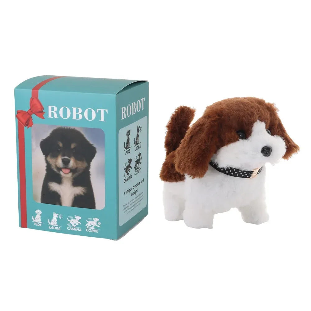 Interactive Walking Realistic Robot Puppy Plush Toy - ToylandEU