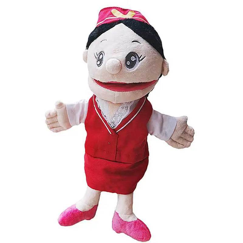 Interactive Wolf Hand Puppet: Plush Toy for Kids' Education & Storytelling Fun - ToylandEU