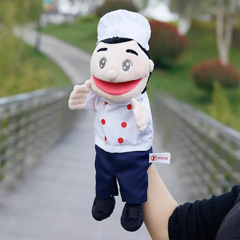 Interactive Wolf Hand Puppet: Plush Toy for Kids' Education & Storytelling Fun - ToylandEU