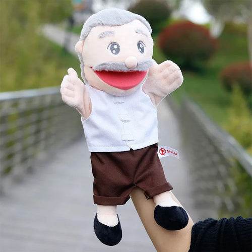 Interactive Wolf Hand Puppet: Plush Toy for Kids' Education & Storytelling Fun - ToylandEU