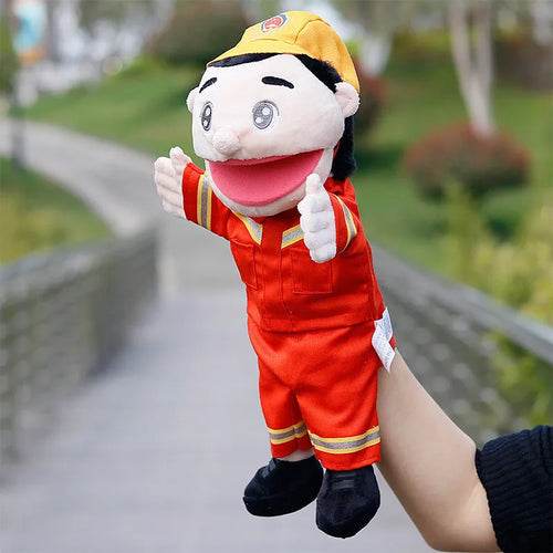 Interactive Wolf Hand Puppet: Plush Toy for Kids' Education & Storytelling Fun - ToylandEU