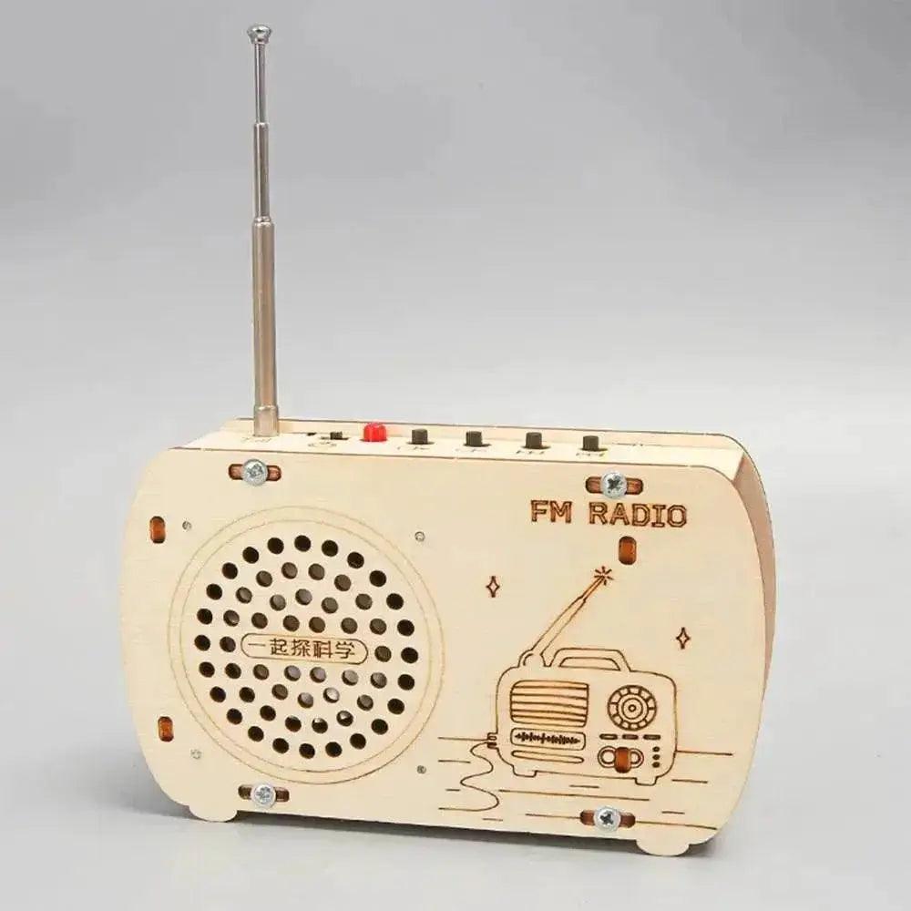  Interactive Wooden Radio Building Kit - Educational Electronics Set for Kids -  ToylandEU™