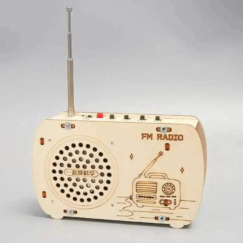  Interactive Wooden Radio Building Kit - Educational Electronics Set for Kids -  ToylandEU™