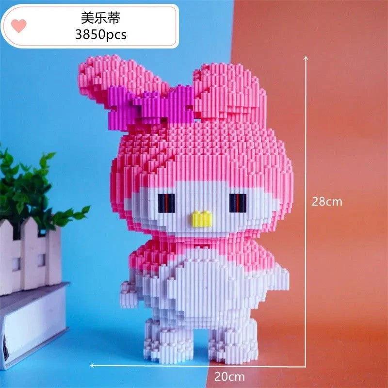 Interlocking Blocks | Hello Kitty My Melody Sanrio Cartoon Cute B