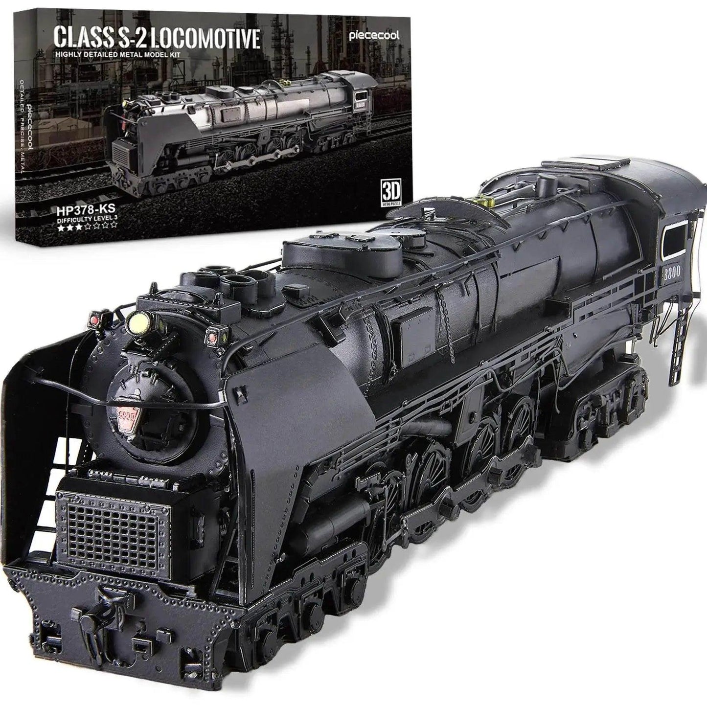  Intricate 3D Metal Puzzle Kit - 448 Pieces Locomotive Toyland EU -  ToylandEU™