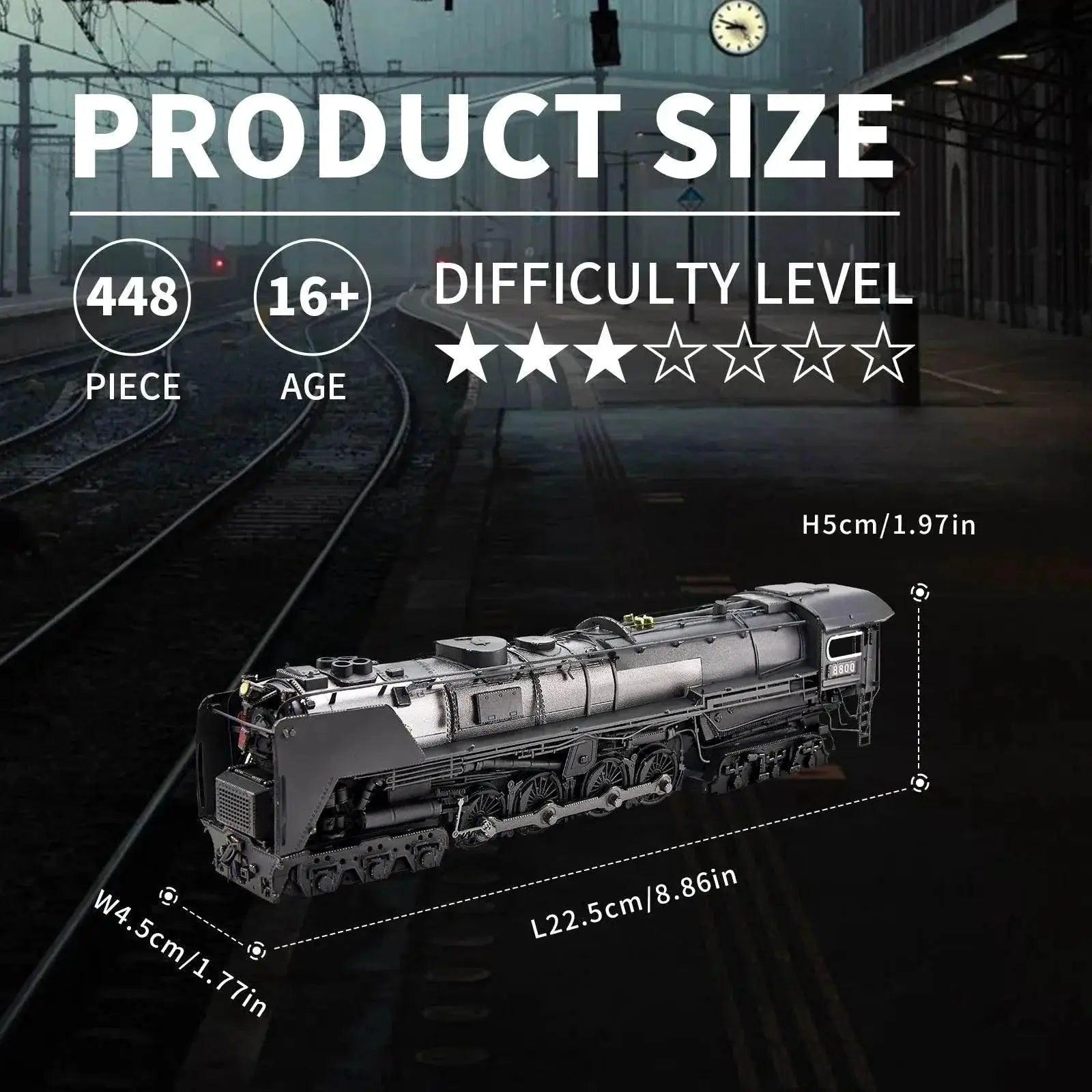  Intricate 3D Metal Puzzle Kit - 448 Pieces Locomotive Toyland EU -  ToylandEU™