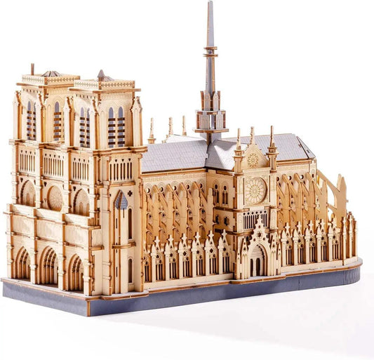  Notre Dame Cathedral 3D Puzzle Premium Wooden Kit -  ToylandEU™
