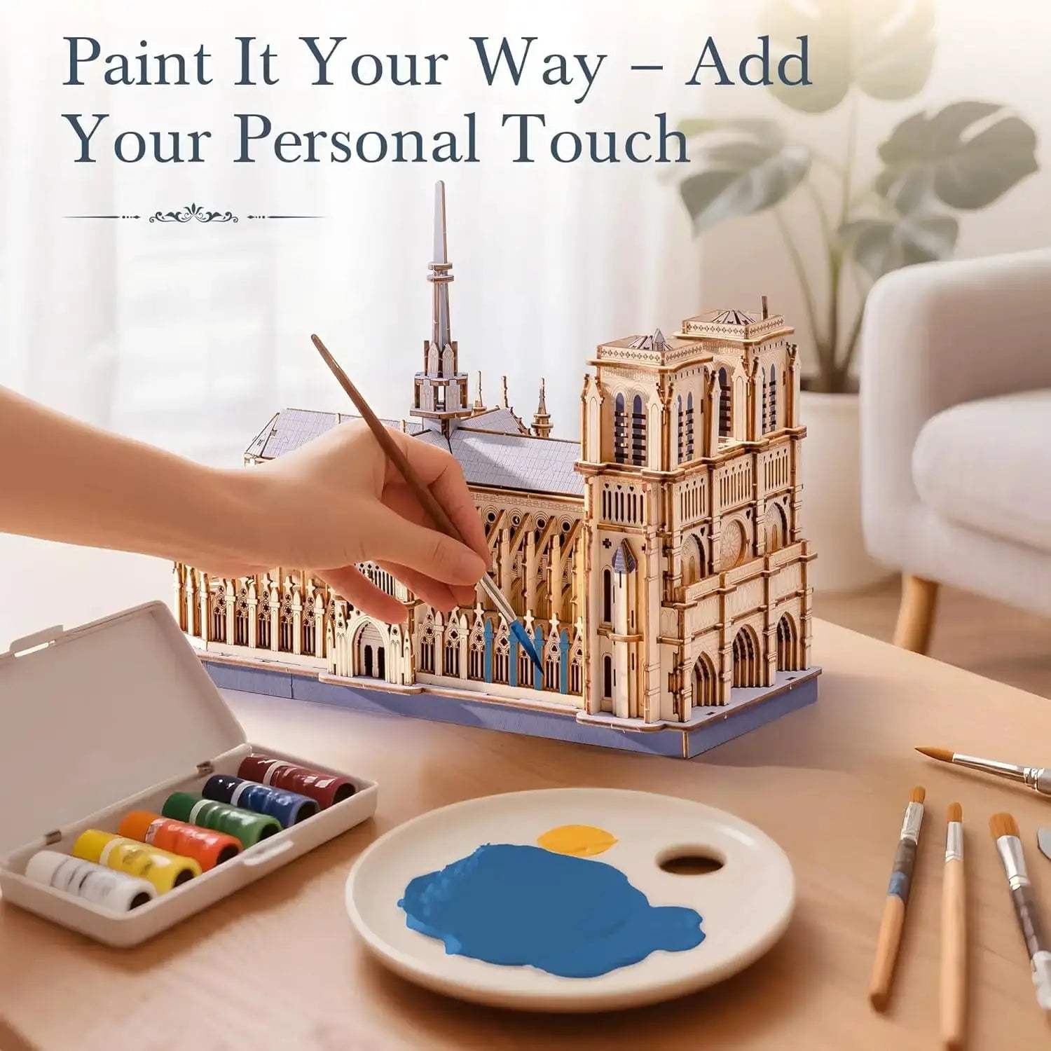  Notre Dame Cathedral 3D Puzzle Premium Wooden Kit -  ToylandEU™