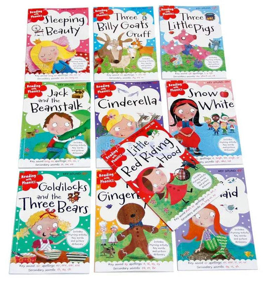  Introductory Phonics Reading Fairy Tale Picture Books -  ToylandEU™