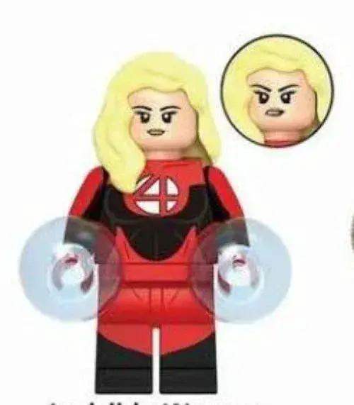 Invisible Woman Custom Figure With Base Plate Included ABS Plastic Figure For Display - ToylandEU