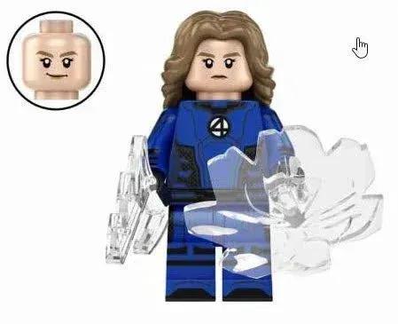  Invisible Woman Minifig Custom With Base Plate ABS -  ToylandEU™