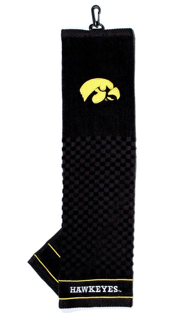 Iowa Hawkeyes 16x22 Embroidered Golf Towel With Hook - ToylandEU