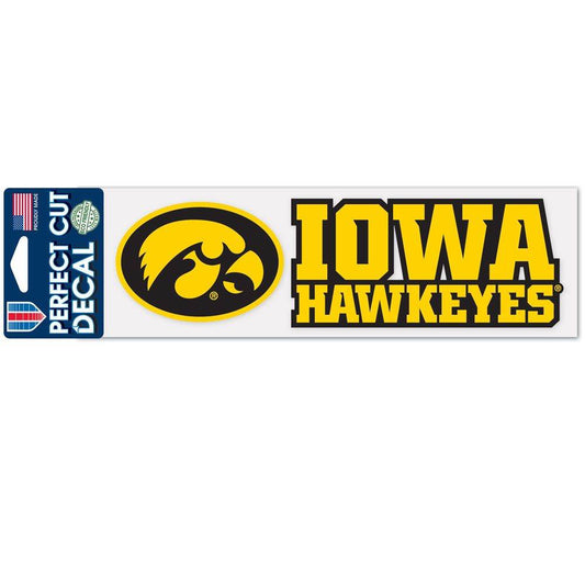 Iowa Hawkeyes 3x10 Perfect Cut Wordmark Decal Vinyl - ToylandEU