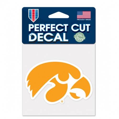 Iowa Hawkeyes 4x4 Decal Perfect Cut Color Outdoor Vinyl - ToylandEU