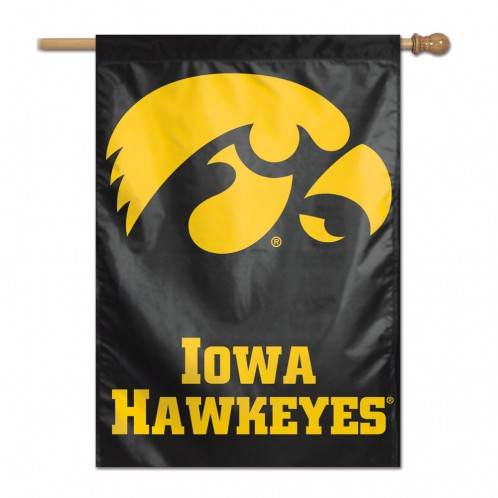 Iowa Hawkeyes Banner 28x40 Vertical Alternate Design Flag - ToylandEU