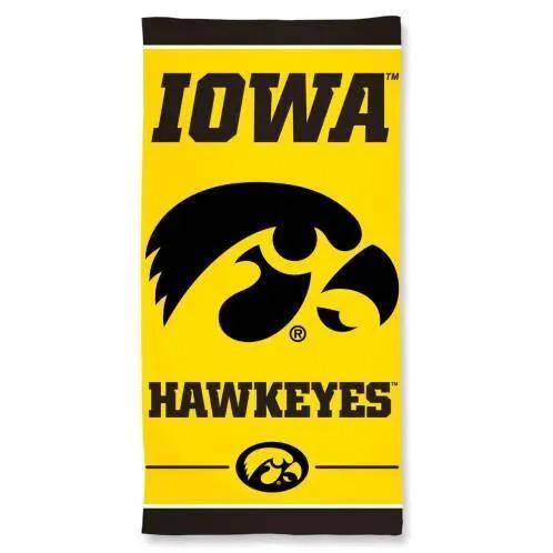  Iowa Hawkeyes Beach Towel 30x60 Velour Front Terry Back -  ToylandEU™
