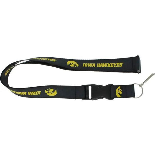  Iowa Hawkeyes Black Lanyard Aminco Official Fan Gear -  ToylandEU™