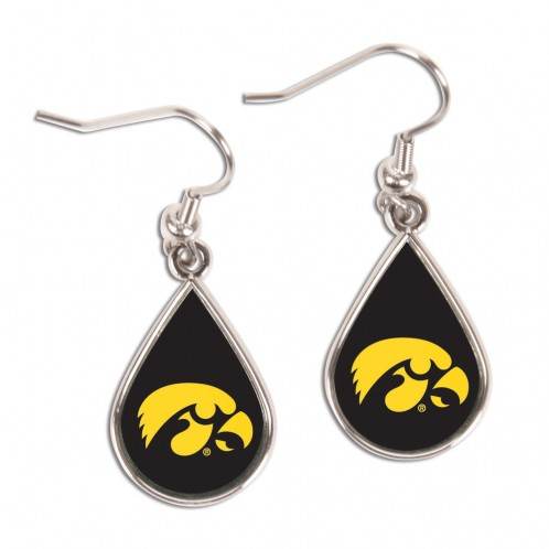 Iowa Hawkeyes Earrings Tear Drop Style Officially Licensed - ToylandEU