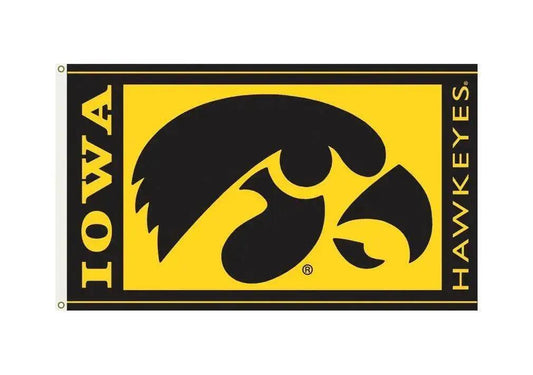  Iowa Hawkeyes Flag 3x5 Polyester Durable Double Stitched -  ToylandEU™