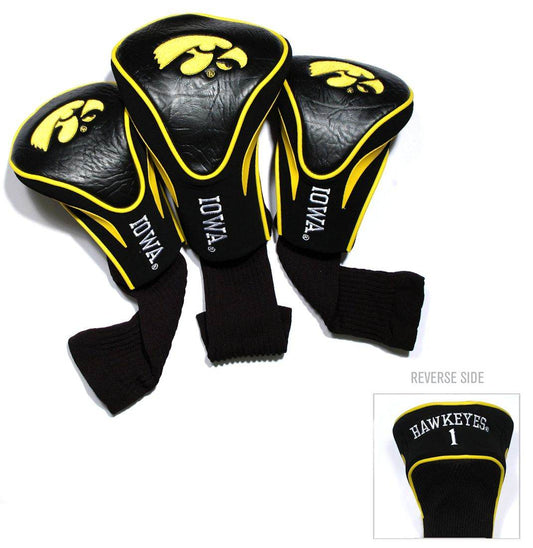 Iowa Hawkeyes Golf Headcover Set Contour 3 Piece Pack - ToylandEU