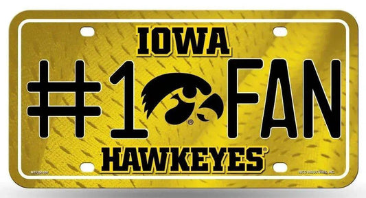  Iowa Hawkeyes License Plate #1 Fan -  ToylandEU™