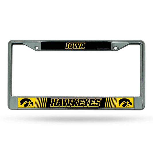  Iowa Hawkeyes License Plate Frame Chrome Printed Insert -  ToylandEU™