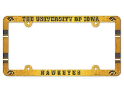  Iowa Hawkeyes License Plate Frame - Full Color -  ToylandEU™