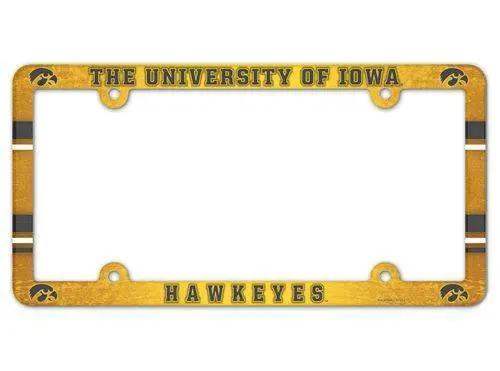 Iowa Hawkeyes License Plate Frame - Full Color - ToylandEU