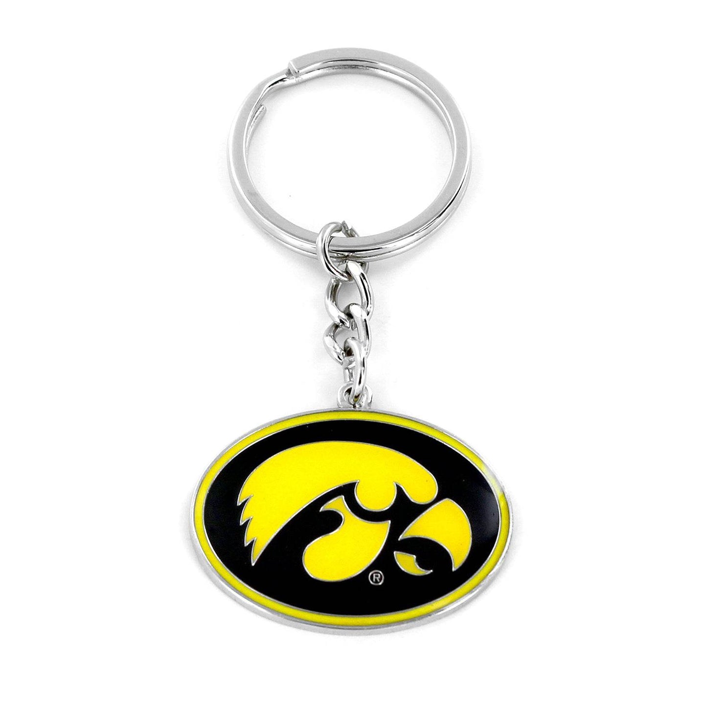 Iowa Hawkeyes Logo Keychain Detachable Split Ring - ToylandEU