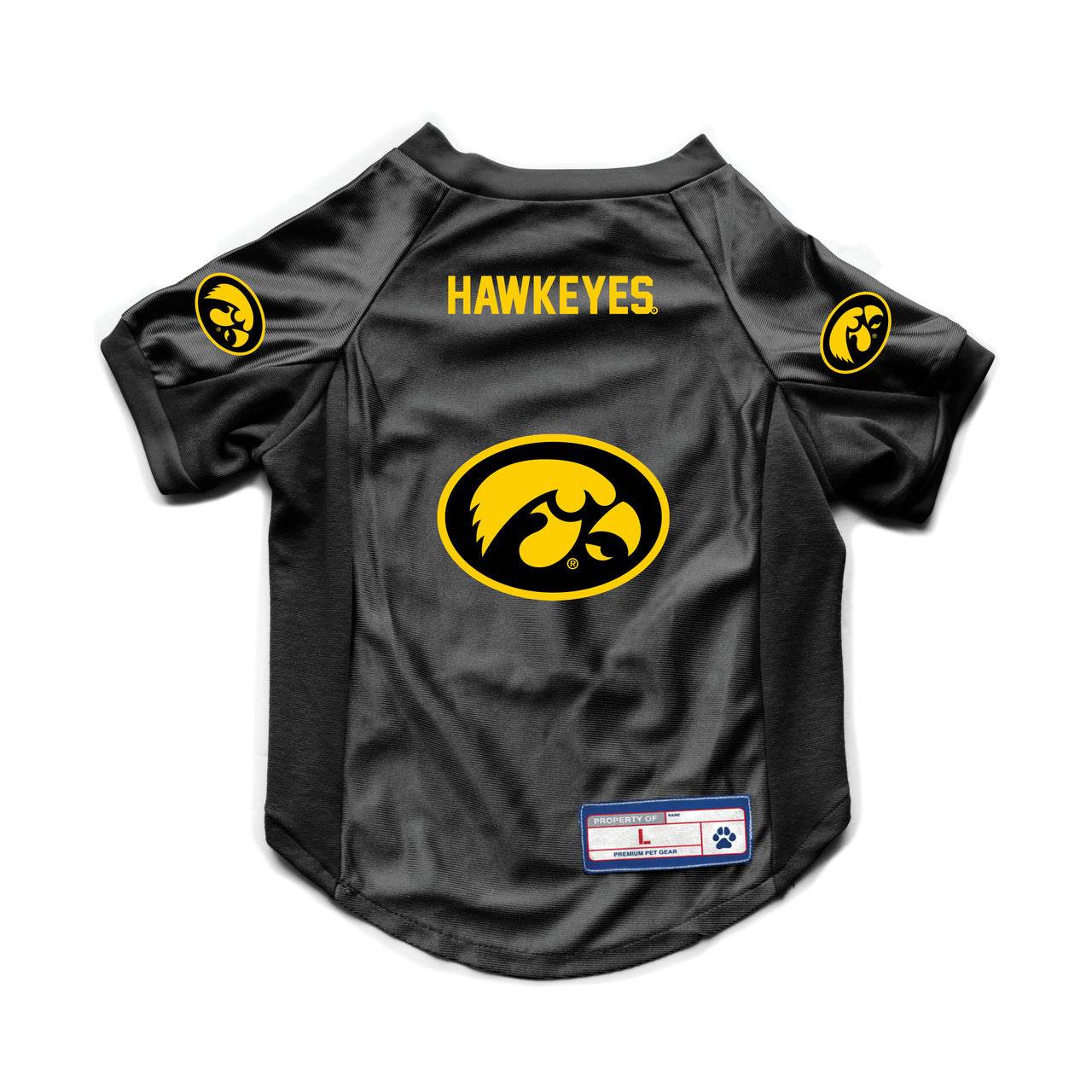 Iowa Hawkeyes Pet Jersey Stretch Size XL NCAA Team Apparel - ToylandEU